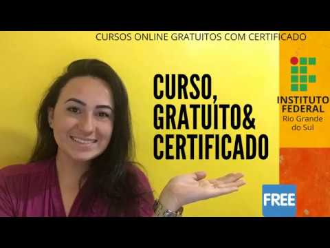 CURSOS ONLINE GRATUITOS COM CERTIFICADO IFRS | Raquel Rovere