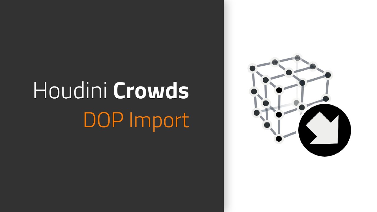 Moving your Crowd back to SOPs (DOP Import) | Crowds in Houdini