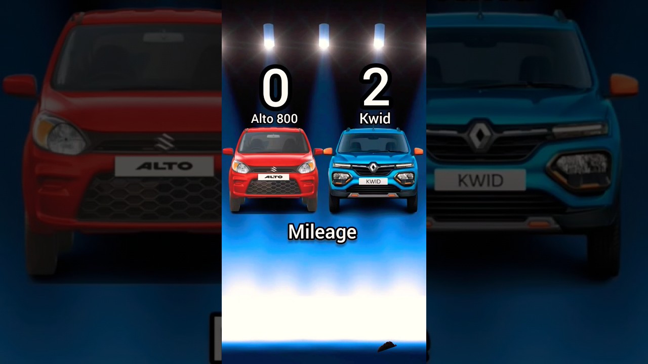 alto 800 vs kwid 