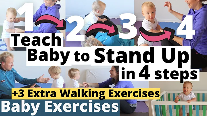 How to teach your baby to STAND UP and WALK ★ 9-12 months ★ Baby Exercises, Activities & Development - DayDayNews