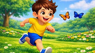 Action Verbs Song for Kids | CLIMB RUN JUMP | Fun Learning Nursery Rhyme for Toddlers