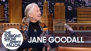Dr. Jane Goodall Teaches Jimmy About PantHoots and Roots & Shoots