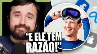 Zuckerberg faz REVIEW do ÓCULOS DA APPLE image