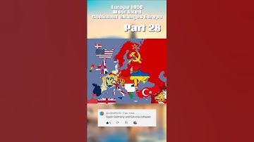 Europe 1900 the most liked comment changes Europe Part 28 #europe #mapping #animation #map #flags