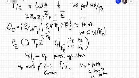 Local p-indecomposability of modular p-adic Galois representations - Haruzo Hida