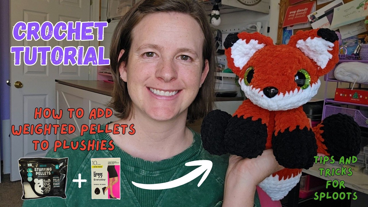 Sploot Pattern Crochet Tutorial - How to Add Weighted Pellets to Plushies - Tips and ...