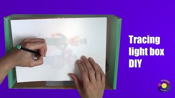 Tracing Light box DIY - 5 minute craft