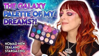 *NEW* NOMAD COSMETICS NEW ZEALAND STARGAZING PALETTE 💫 Swatches, Tutorial