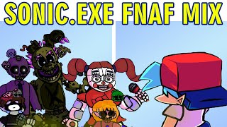 Friday Night Funkin Vs Fnaf Mix Sonicexe X Canceled Mod fnf Mod Hard