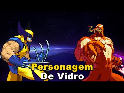 Personagem Forte Porem de Vidro - Marvel vs Capcom.