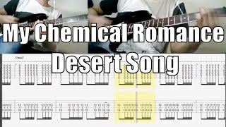 My Chemical Romance Desert Song Cover Guitar (Tab Lesson)