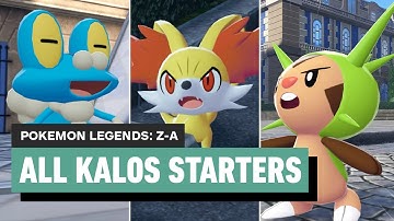 Pokemon Legends: Z-A - How to Get Froakie, Chespin, and Fennekin (X & Y Starters)