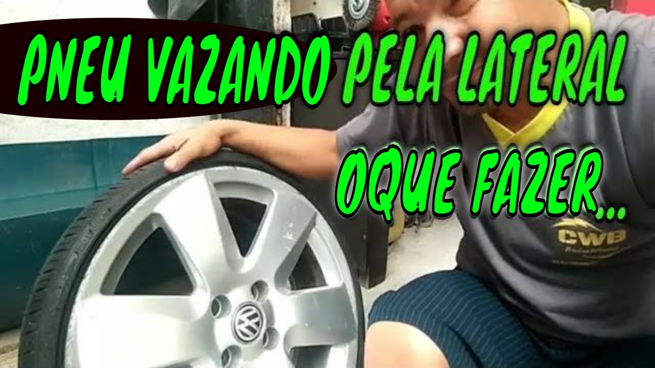 Pneu esvaziando pela lateral ,dia dia da borracharia