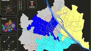 WarLight game: Map of Next Week  - Vienna - Subway Lines 2020