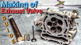 Making of exhaust valve guide  Yamaha YZF 250 . . . part 1.