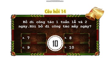 Rung chuông vàng lớp 1 - Bộ 30 câu hỏi