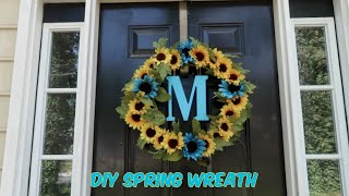 DIY SPRING WREATH!!!