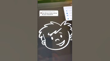 How to make a stamp brush for your characters in Procreate