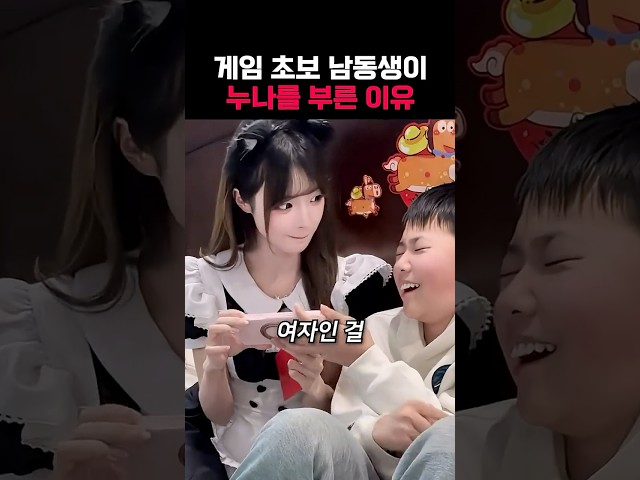게임 초보 남동생이 누나를 부른 이유