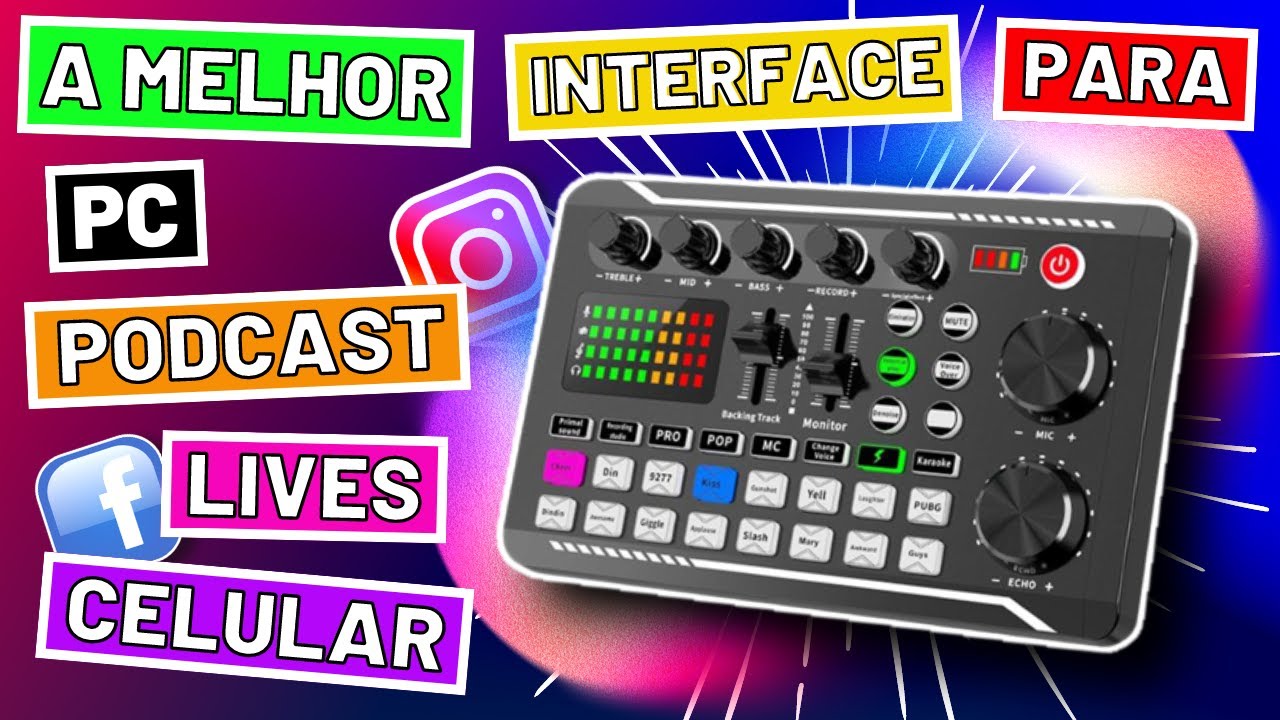 Saiba tudo que você precisa saber sobre a interface F998 LIVE SOUND ...