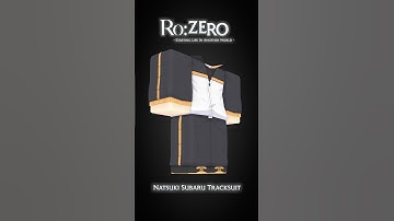 Ro:ZERO Teaser | Natsuki Subaru Tracksuit #RoZERO