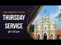 Abbs memorial church  thursday service 25042024