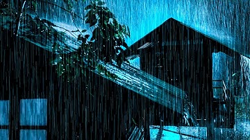 Heavy Rain & Thunderstorm: Fall Asleep Faster in 3 Minutes | 99% Effective Deep Sleep at Night, ASMR
