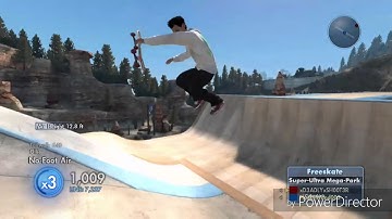 How to TRICKLINE ON SKATE 3 (Basic)