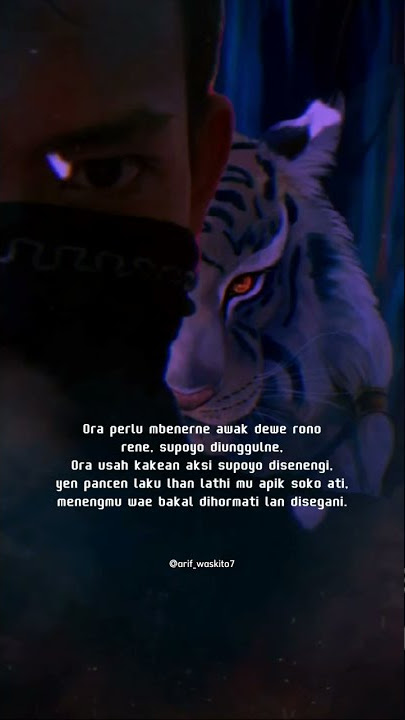 #ajining rogo soko busono #ajining diri soko lathi #salamrahayu