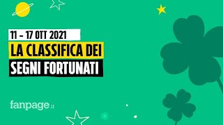 Oroscopo della settimana dall'11 al 17 ottobre 2021: la classifica dei segni fortunati