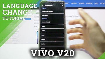 How to Change System Language on VIVO V20