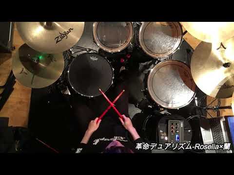 革命デュアリズムーRoselia×蘭【叩いてみた】