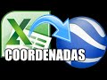 Como PASAR COORDENADAS DE EXCEL A GOOGLE EARTH superfacil!!!