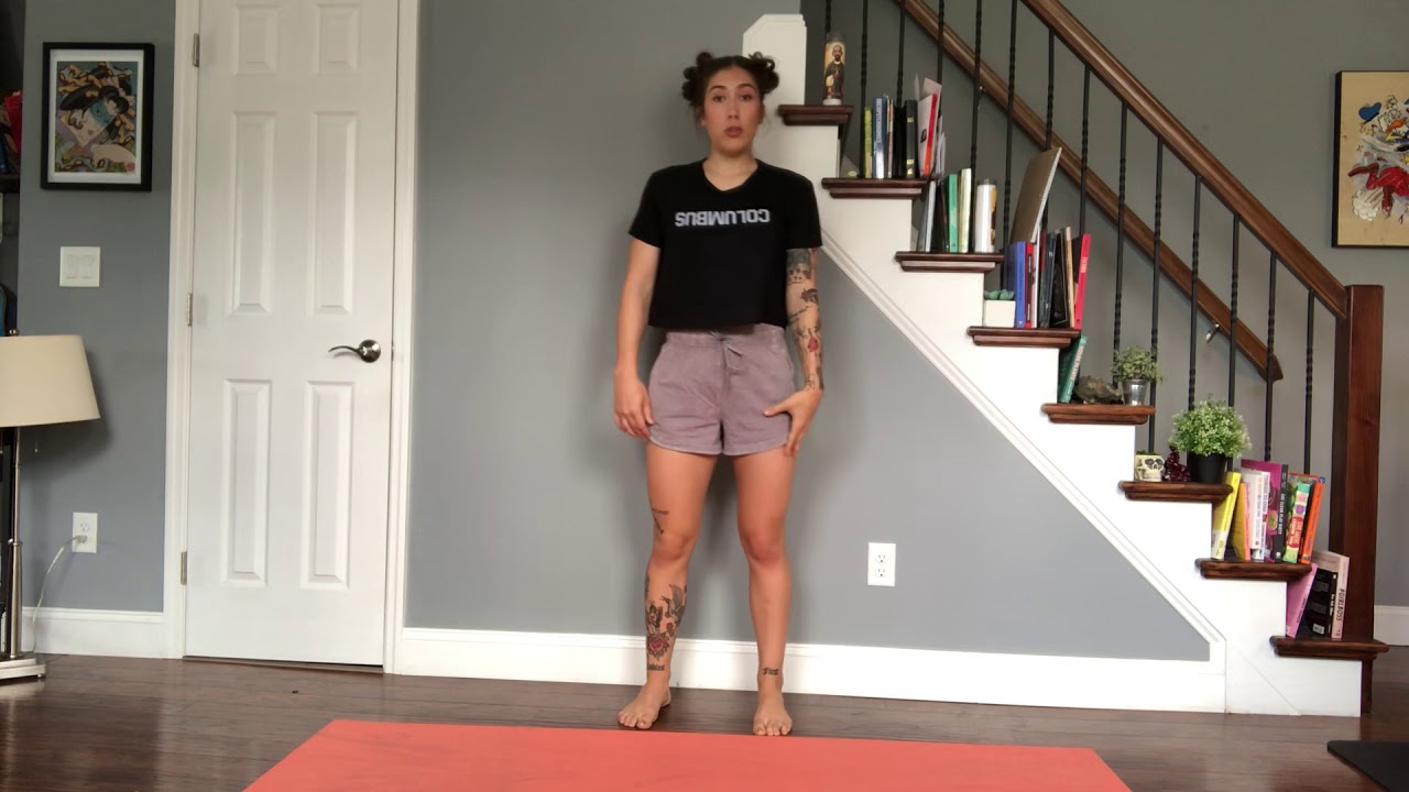 Standing Cross Body Ankle Taps YouTube