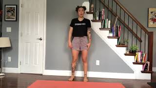 Standing Cross Body Ankle Taps
