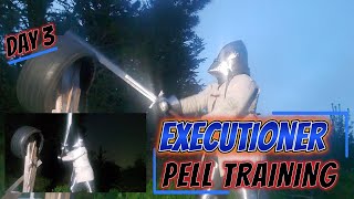 Buhurt Pell Training Day 3!