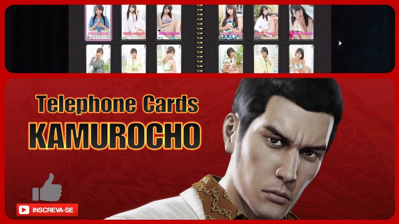 Localização de Todos Cartões de Telefone Yakuza 0 All Telephone Cards