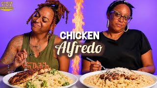 Black Cooks Try Each Others Chicken Alfredo 