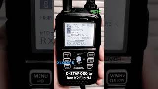 D-STAR QSO to K2IE in NJ, tested link to XLX020 #shorts