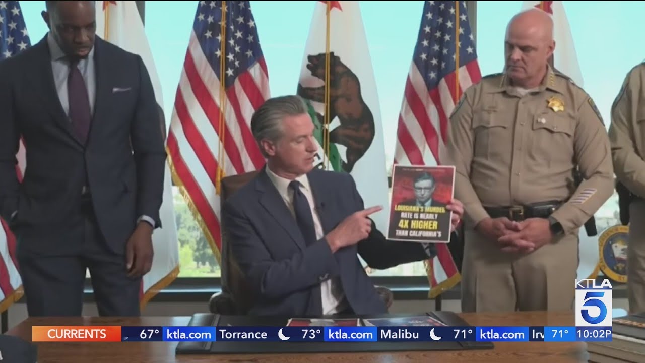 Newsom announces California crime crackdown