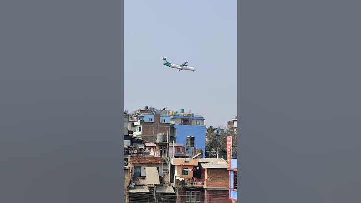Yeti Air Landing On World Dangerous Airport | ATR 72 in Tribhuvan inten's Airport |Pokhara to Ktm