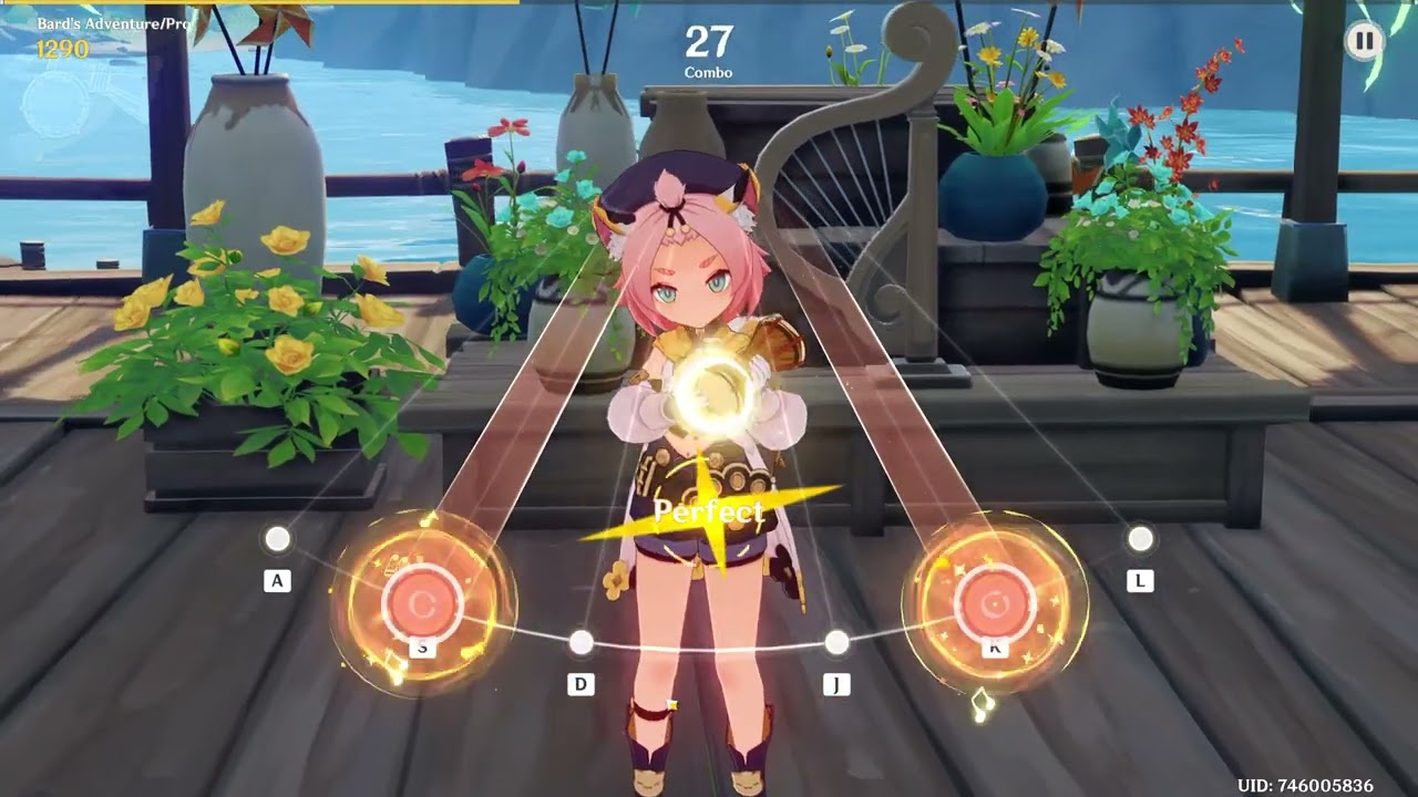 [Genshin Impact/English] Windblume Event - pacman and music