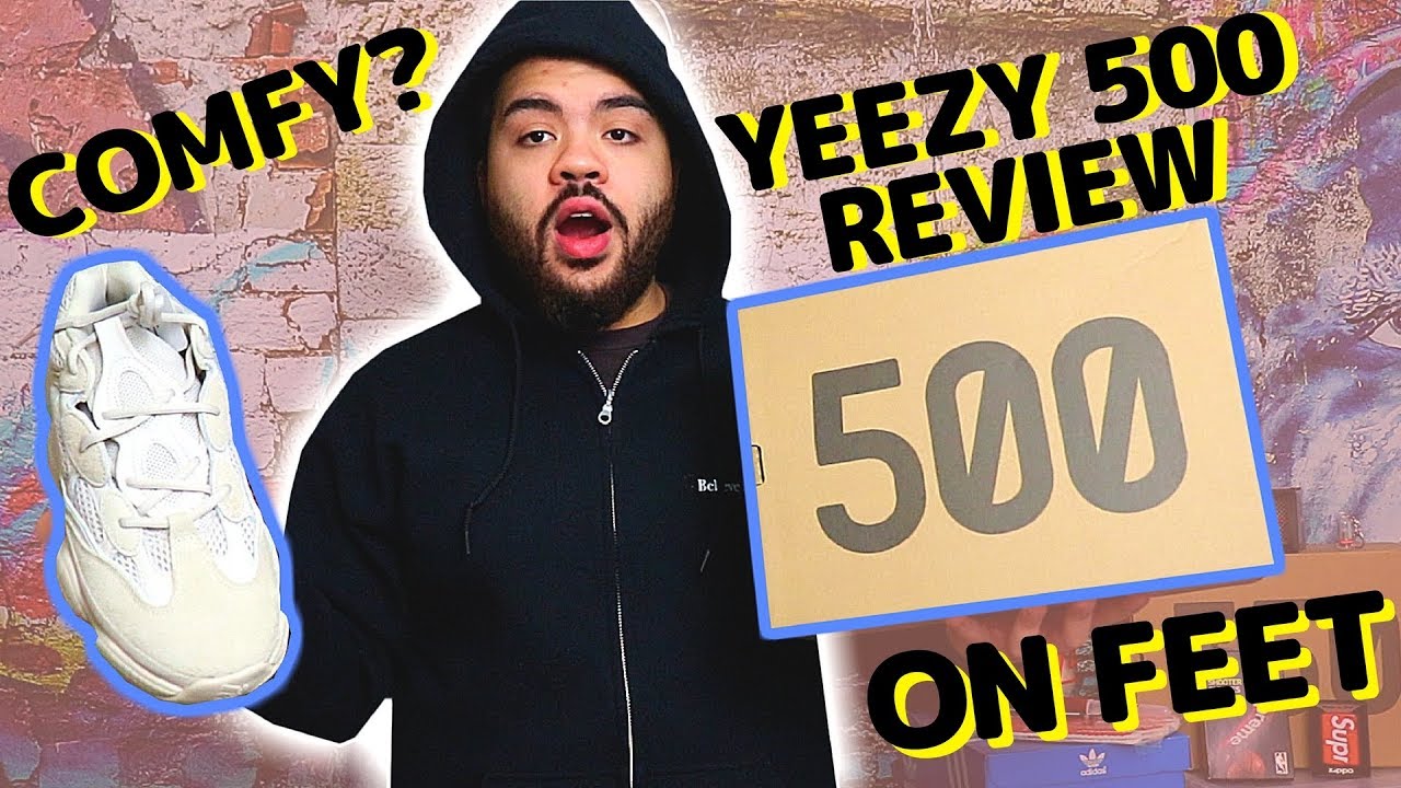 ADIDAS YEEZY 500 BLUSH DETAIL REVIEW, SIZING & THOUGHTS! + ON FOOT