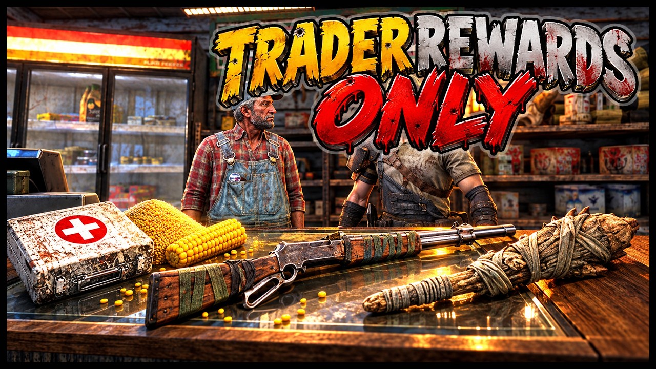 Can You Beat 7 Days to Die Using ONLY Trader Rewards?! | Day 1