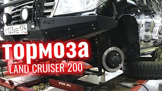 НА LAND CRUISER 200 УМЕРЛИ ТОРМОЗА. КАК УЛУЧШИТЬ ТОРМОЗНУЮ СИСТЕМУ НА КРУЗАКЕ 200. ЗАМЕНА ТОРМОЗОВ