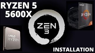 Ryzen 5 5600X | CPU INSTALL |