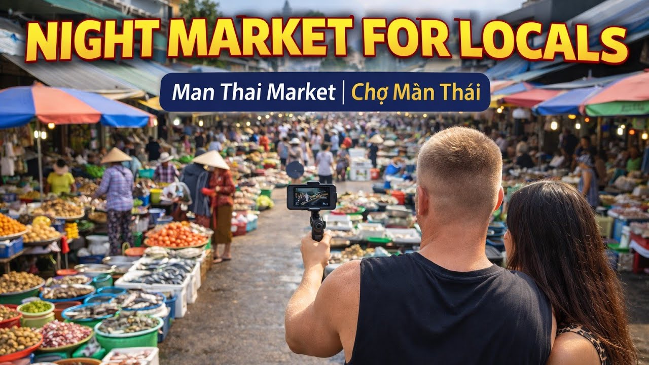 LIVE!!! 🔥 Рынок для местных в Дананге! Man Thai Market 🇻🇳