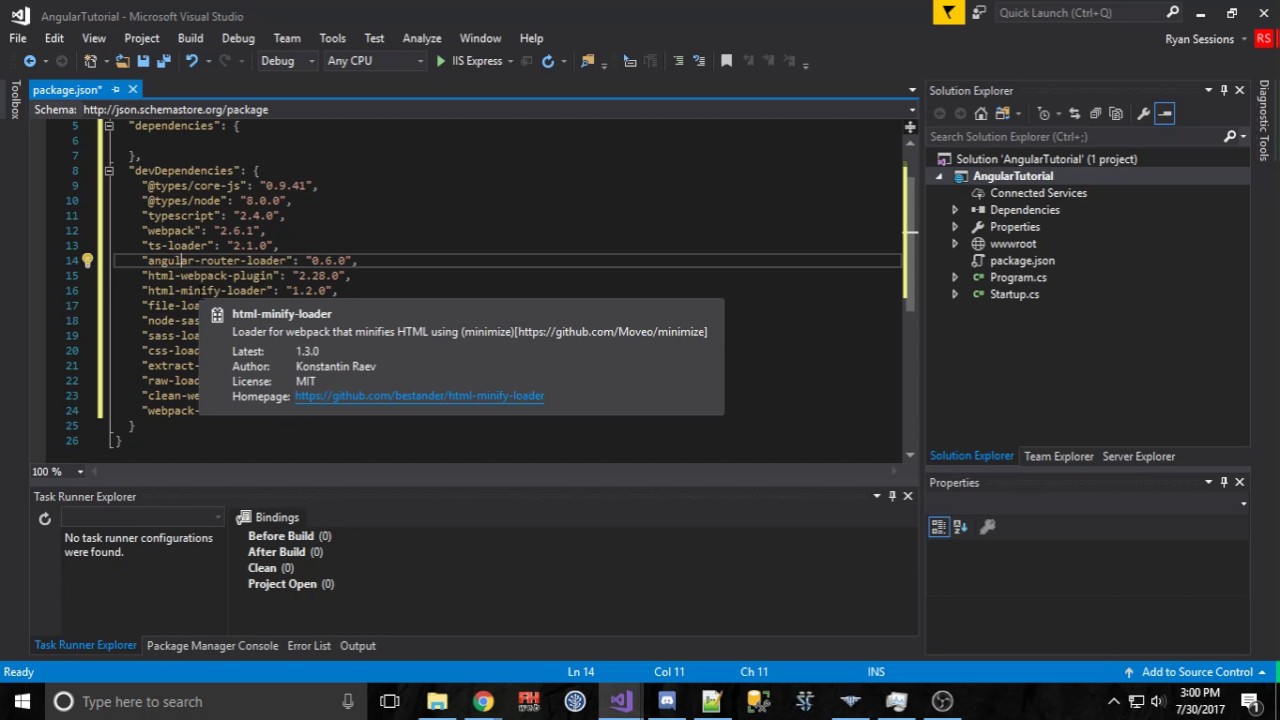 02 Client-Side Dependencies with NPM (package.json) - YouTube