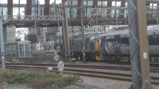 ROG class 37 601 pulling Heathrow express 387 to Ilford TMD