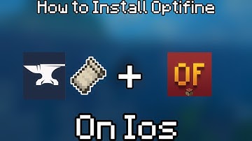 How to install Optifine for Fabric/Forge on Ios